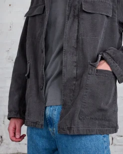 Hot Our Legacy Uniform Jacket Ash Black Reborn Canvas