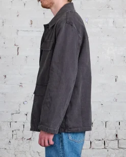 Hot Our Legacy Uniform Jacket Ash Black Reborn Canvas