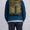 Fashion Porter-Yoshida u0026 Co. Porter Force Daypack Dual Front Pocket Olive Drab