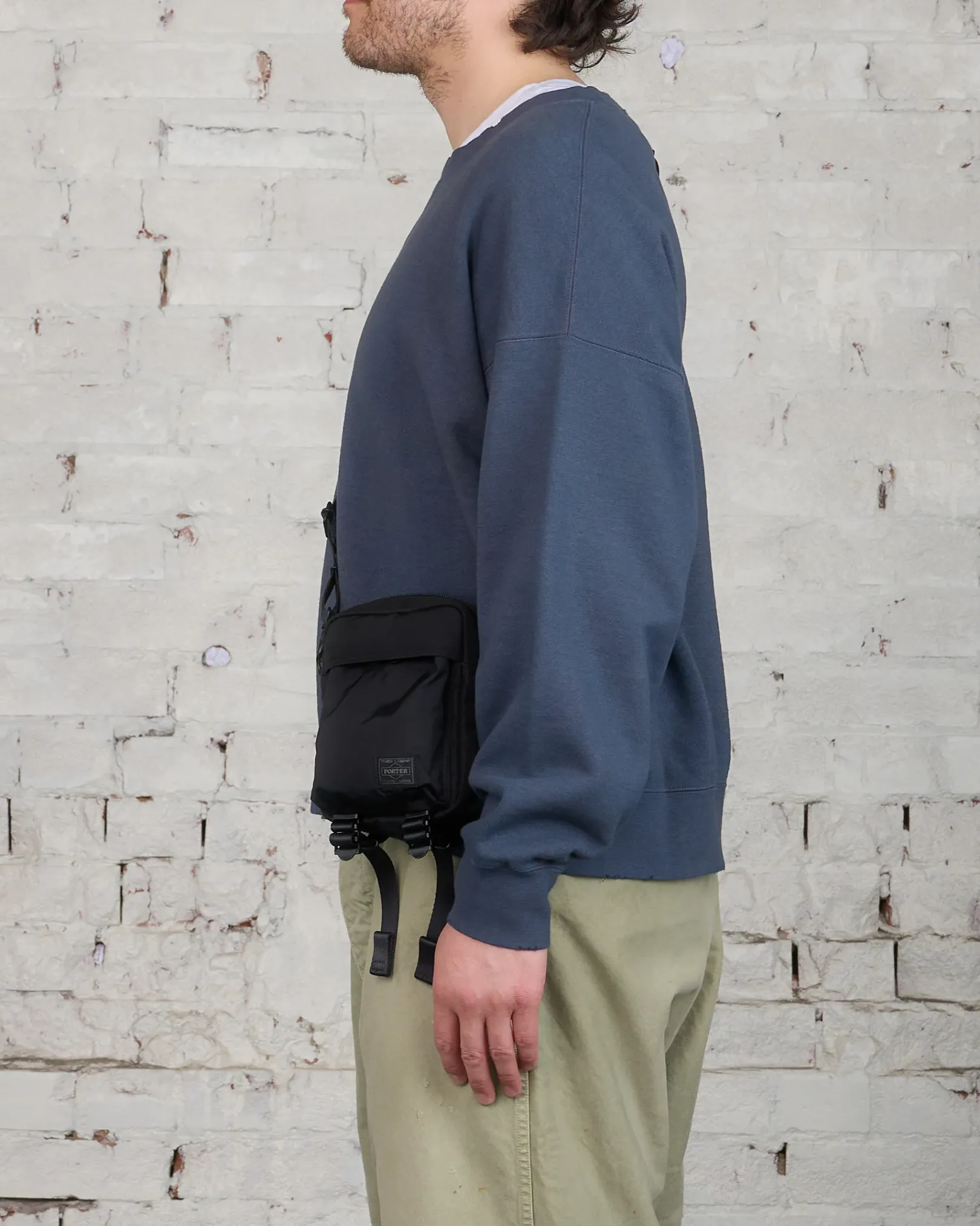 Outlet Porter-Yoshida u0026 Co. Porter Senses Vertical Shoulder Bag Black