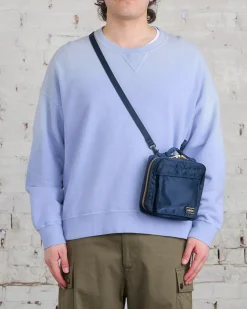 Best Porter-Yoshida u0026 Co. Porter Tanker Square Shoulder Bag Iron Blue