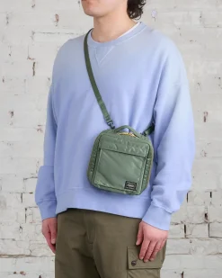 Outlet Porter-Yoshida u0026 Co. Porter Tanker Square Shoulder Bag Sage Green
