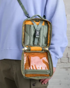 Outlet Porter-Yoshida u0026 Co. Porter Tanker Square Shoulder Bag Sage Green