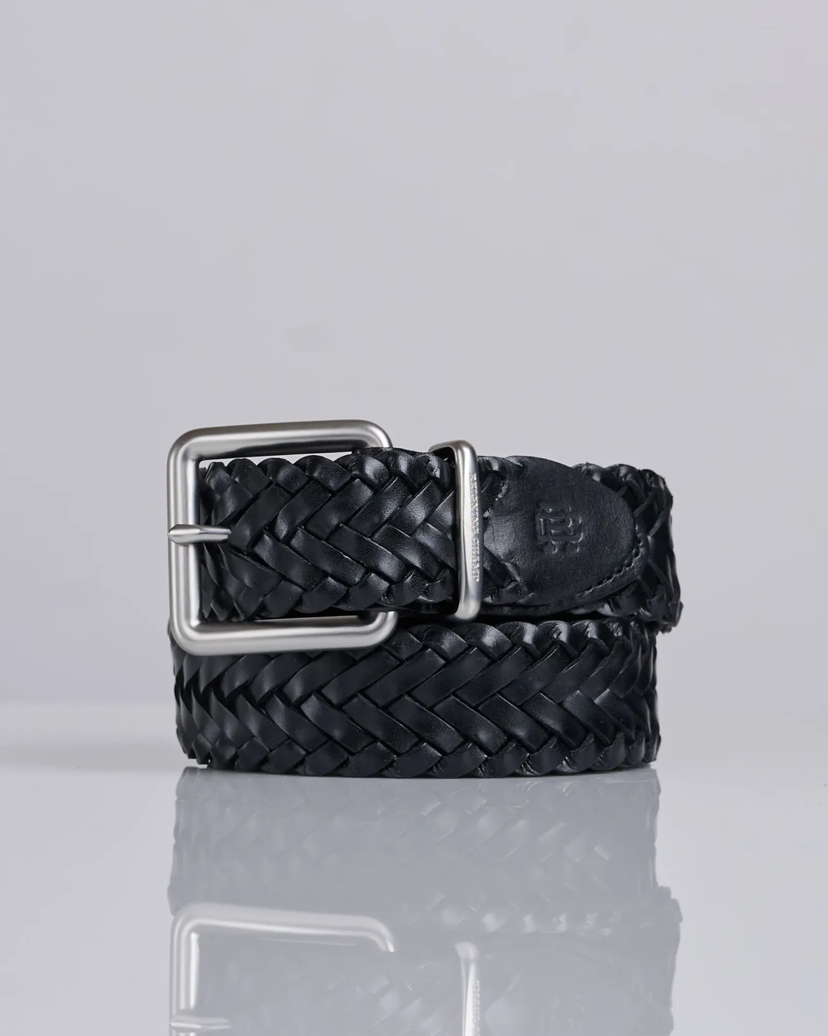 Hot Reigning Champ Braided Leather Black Black