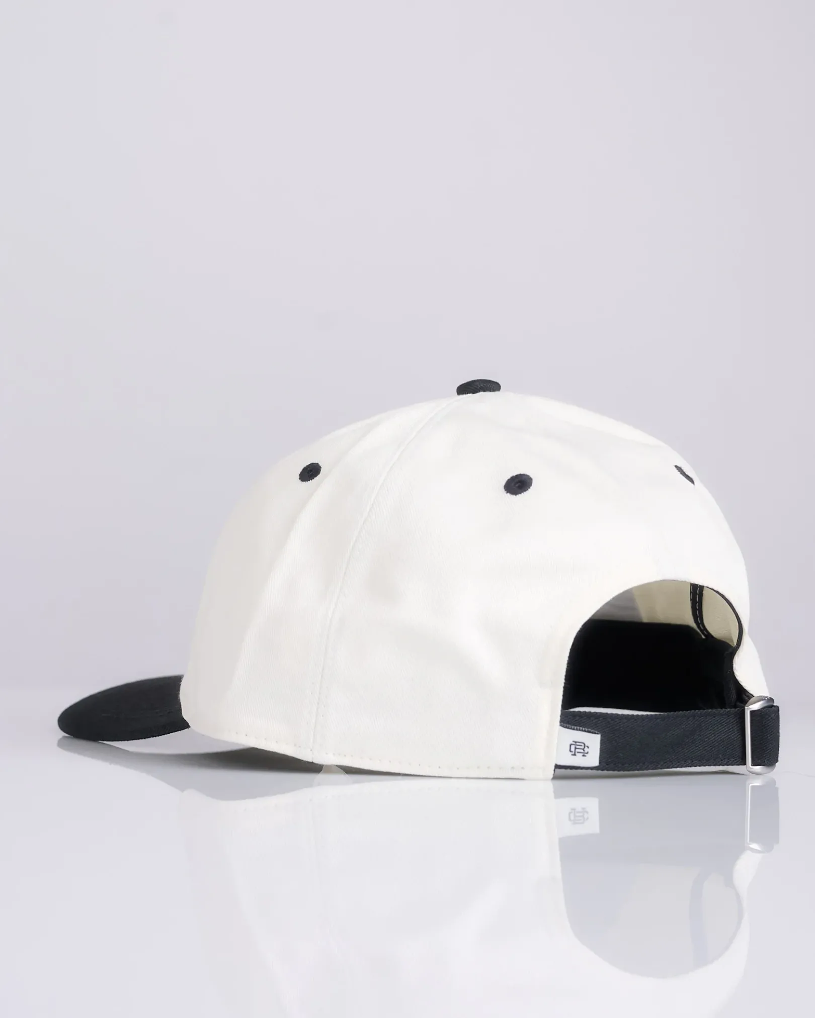 Hot Reigning Champ Chino Twill Colourblock Cap Black Ivory