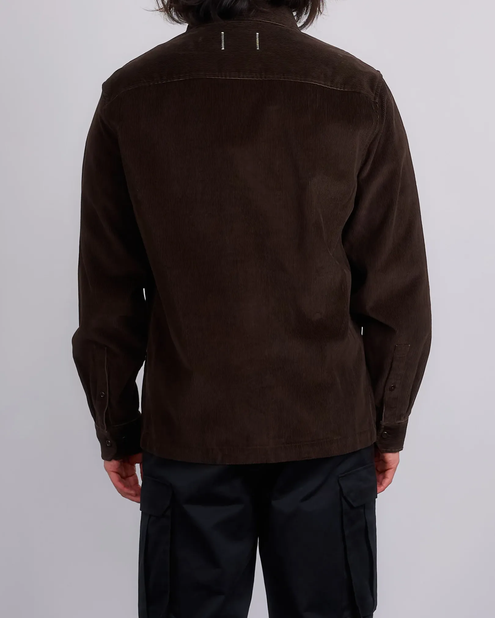 Discount Reigning Champ Corduroy Campus Overshirt Coffee