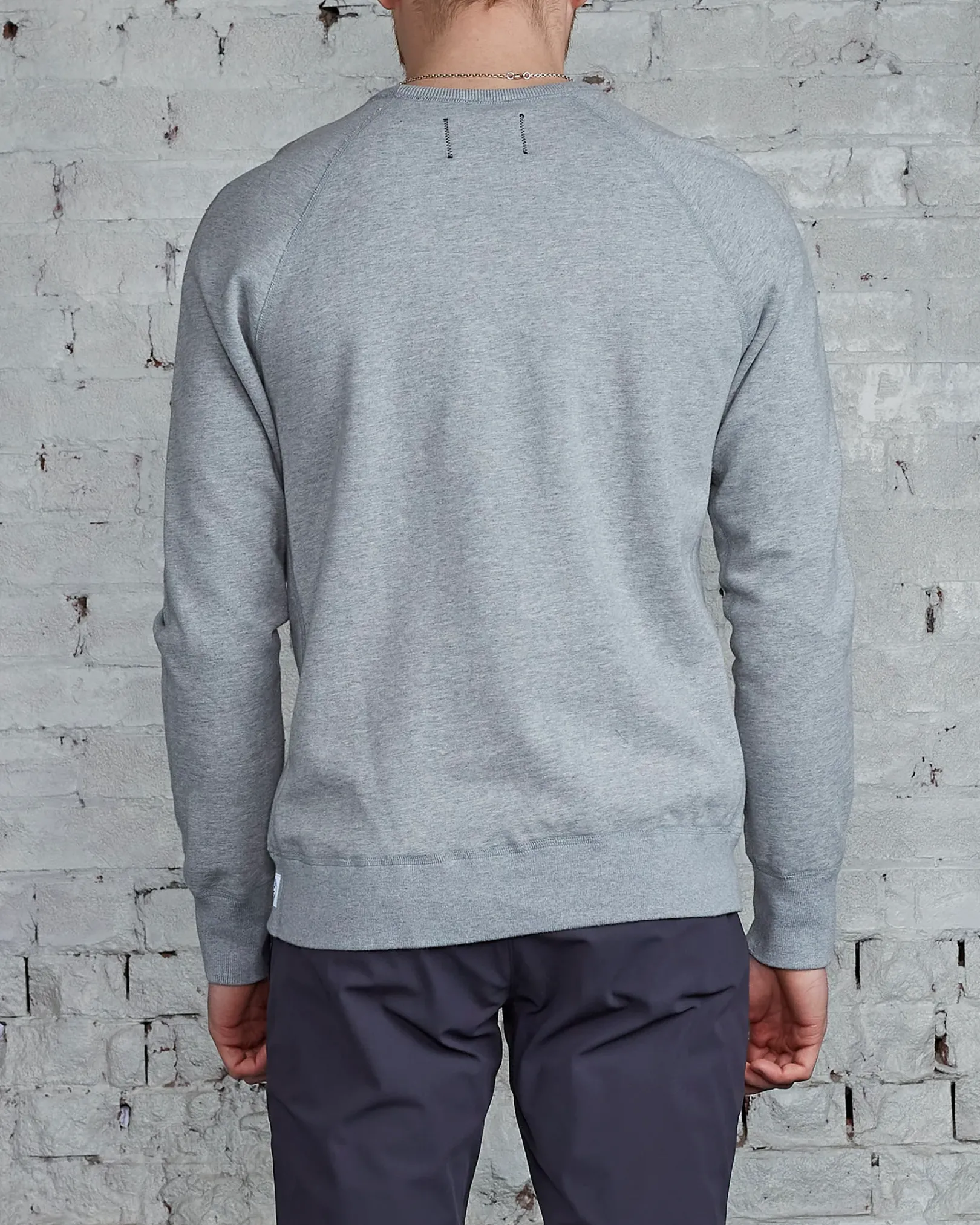 Outlet Reigning Champ Core Crewneck Heather Grey