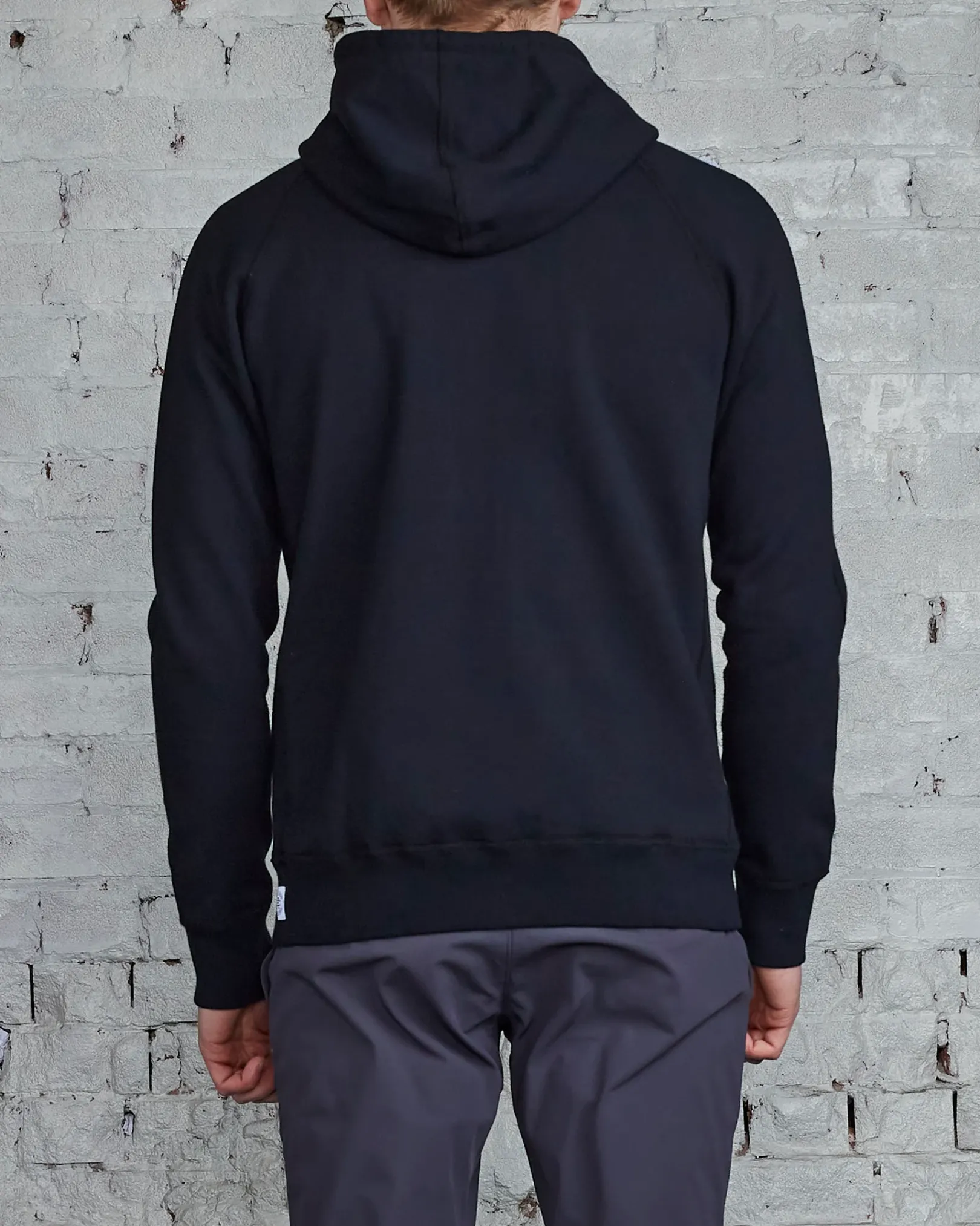 New Reigning Champ Core Full Zip Hood Black