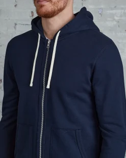 Best Reigning Champ Core Full Zip Hood Navy