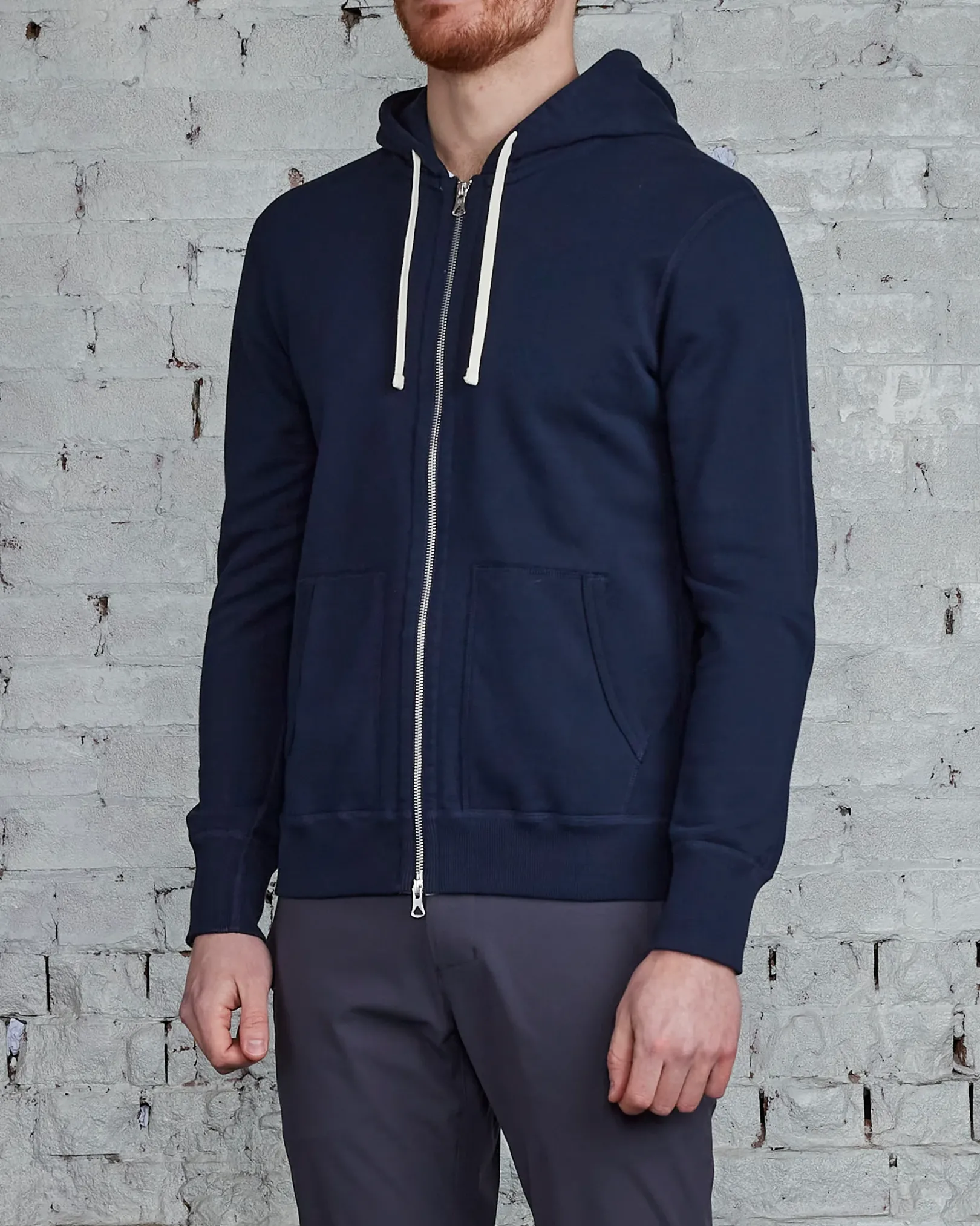 Best Reigning Champ Core Full Zip Hood Navy