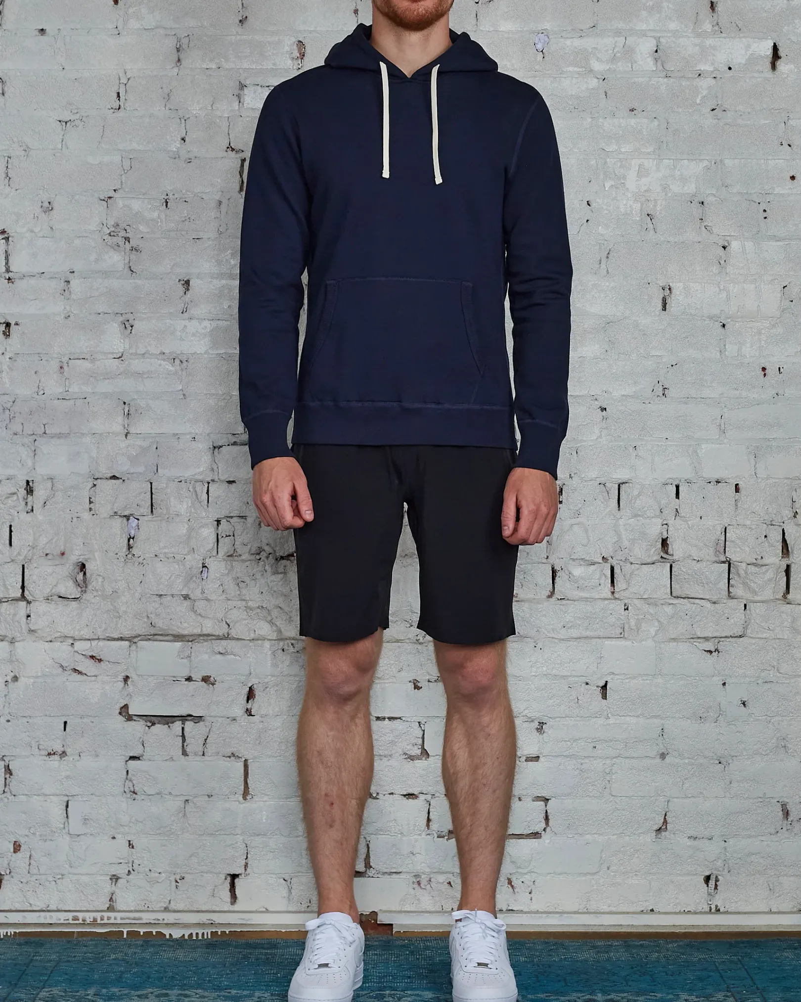 Online Reigning Champ Core Pullover Hood Navy