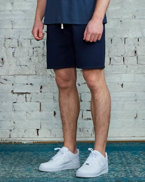 Discount Reigning Champ Core Sweatshort Navy