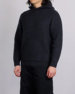 Online Reigning Champ Knit Boucle Hoodie Heather Black