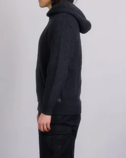 Online Reigning Champ Knit Boucle Hoodie Heather Black