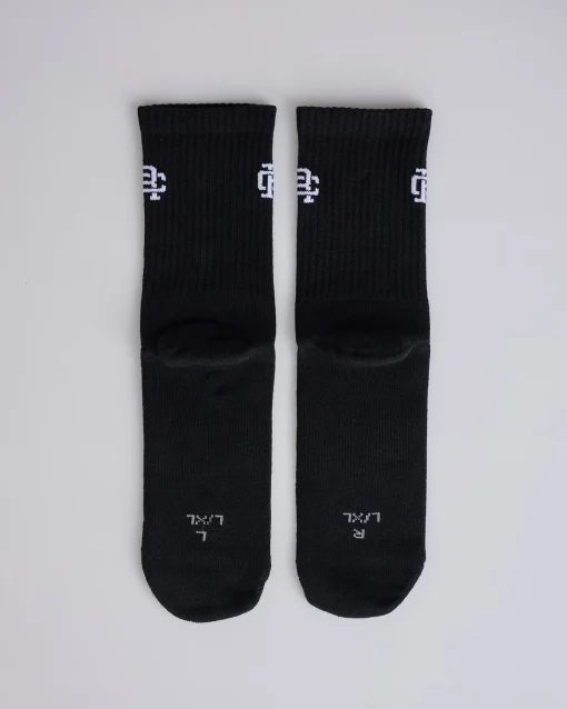 Clearance Reigning Champ Knit Classic Crew Sock Black