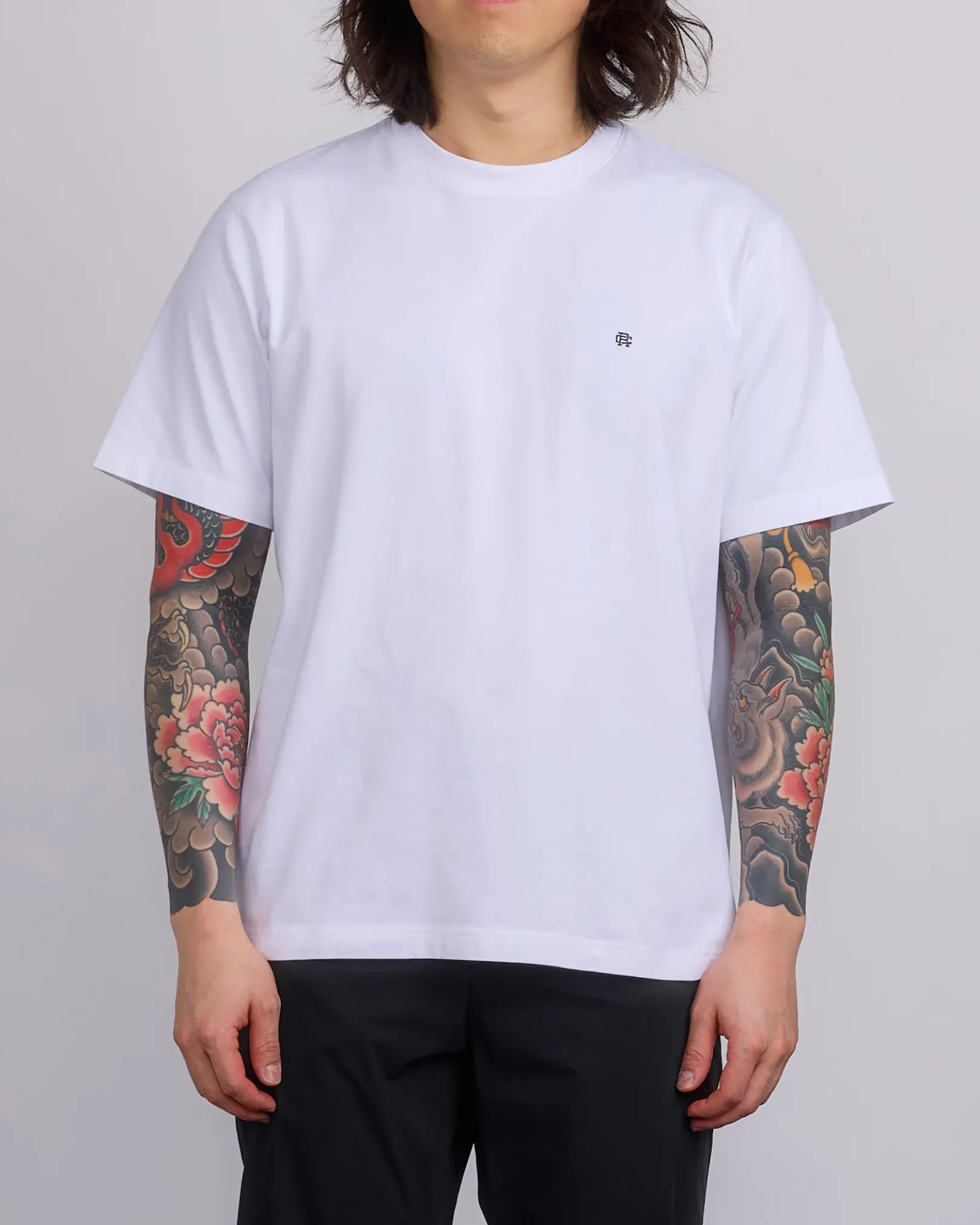 Sale Reigning Champ Midweight Lock-Up T-Shirt White