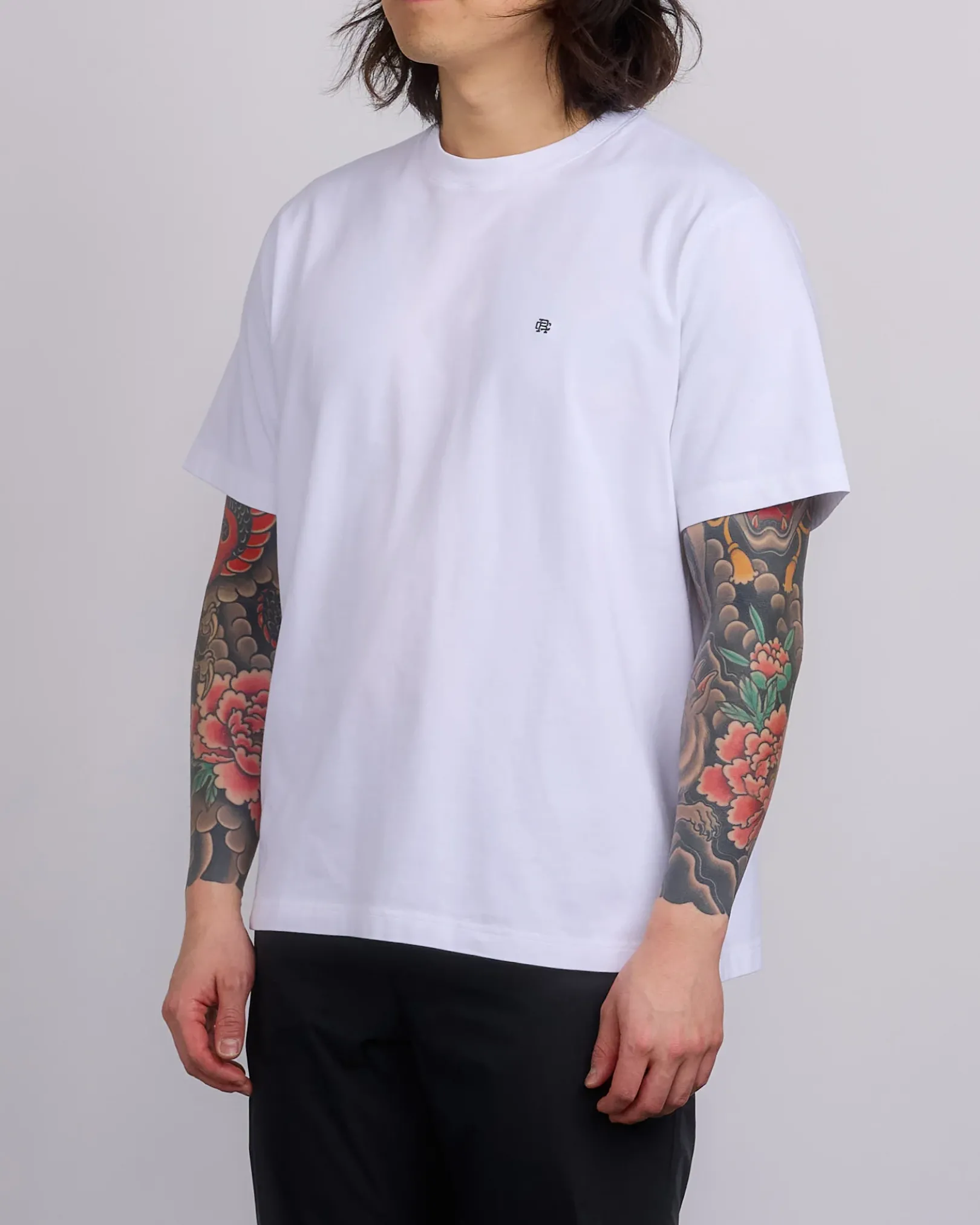 Sale Reigning Champ Midweight Lock-Up T-Shirt White