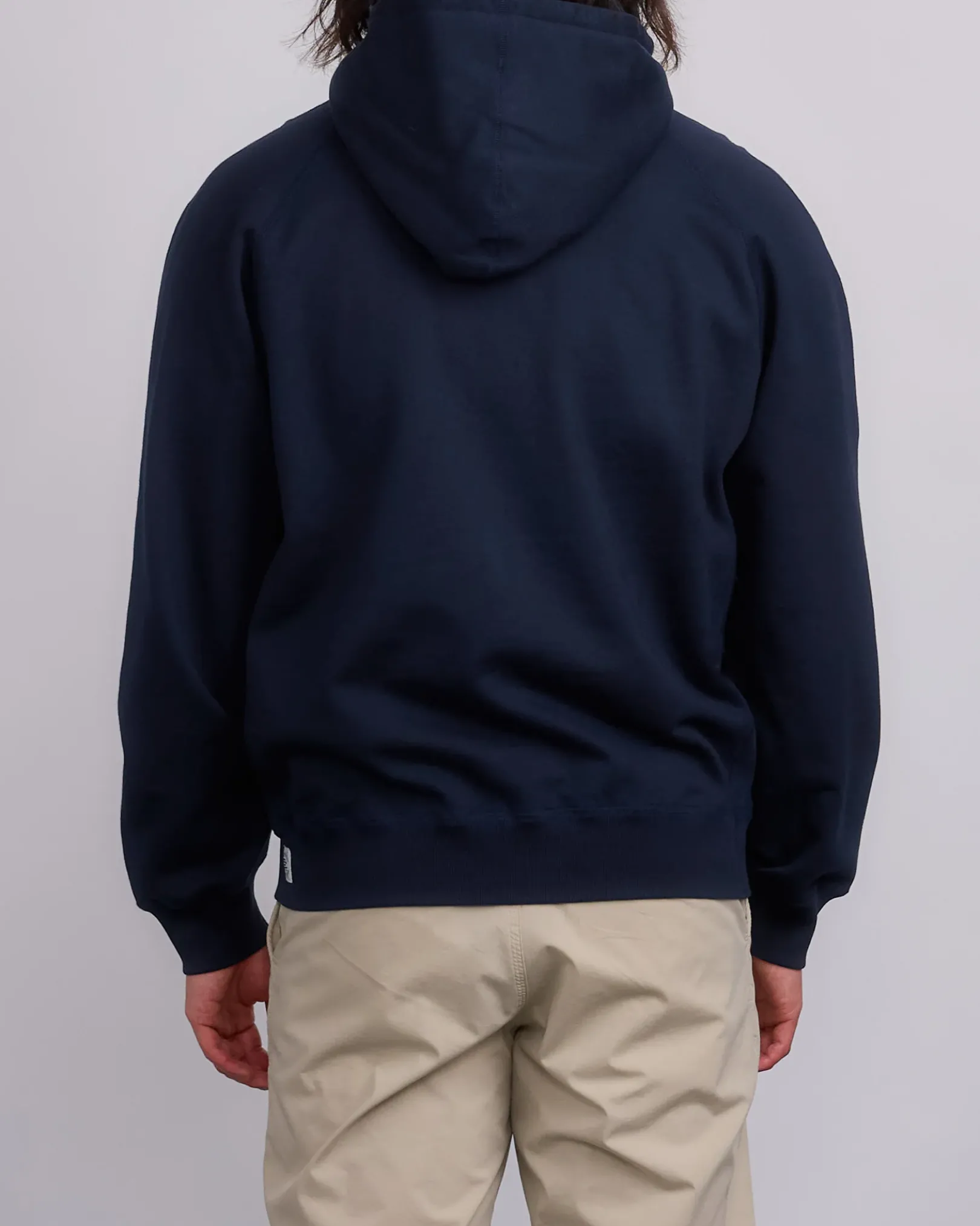 Clearance Reigning Champ Midweight Terry Arch Hoodie Navy/White