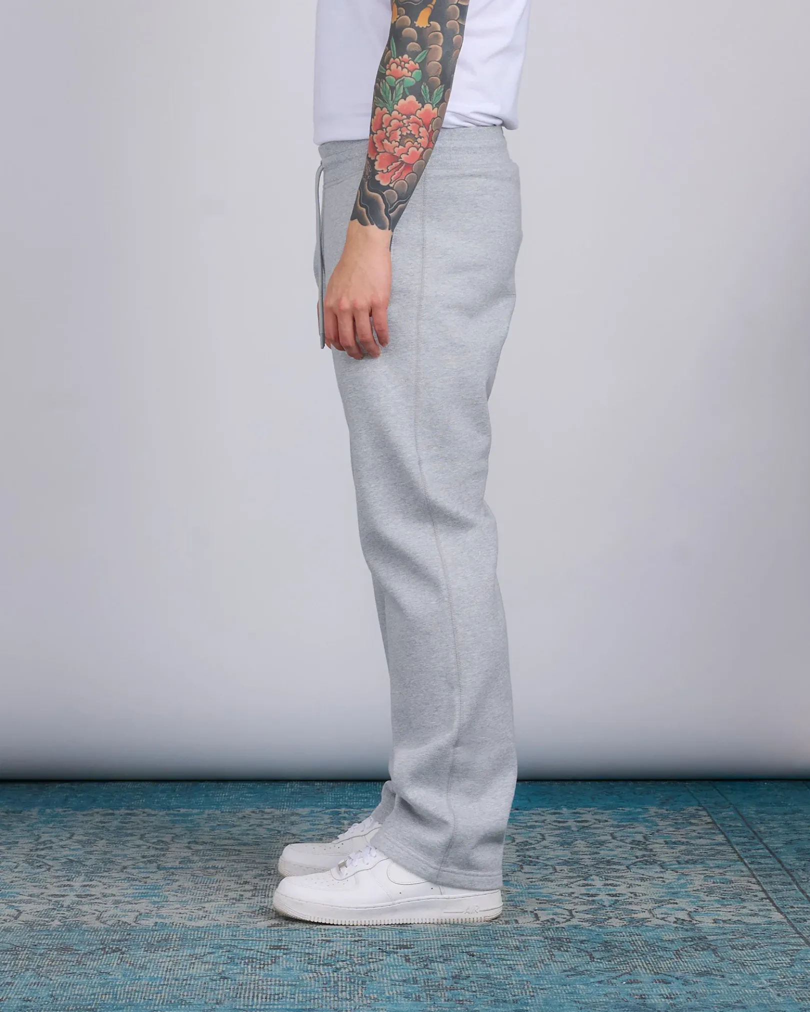 Outlet Reigning Champ Midweight Fleece Straight Leg Sweatpant Heather Grey