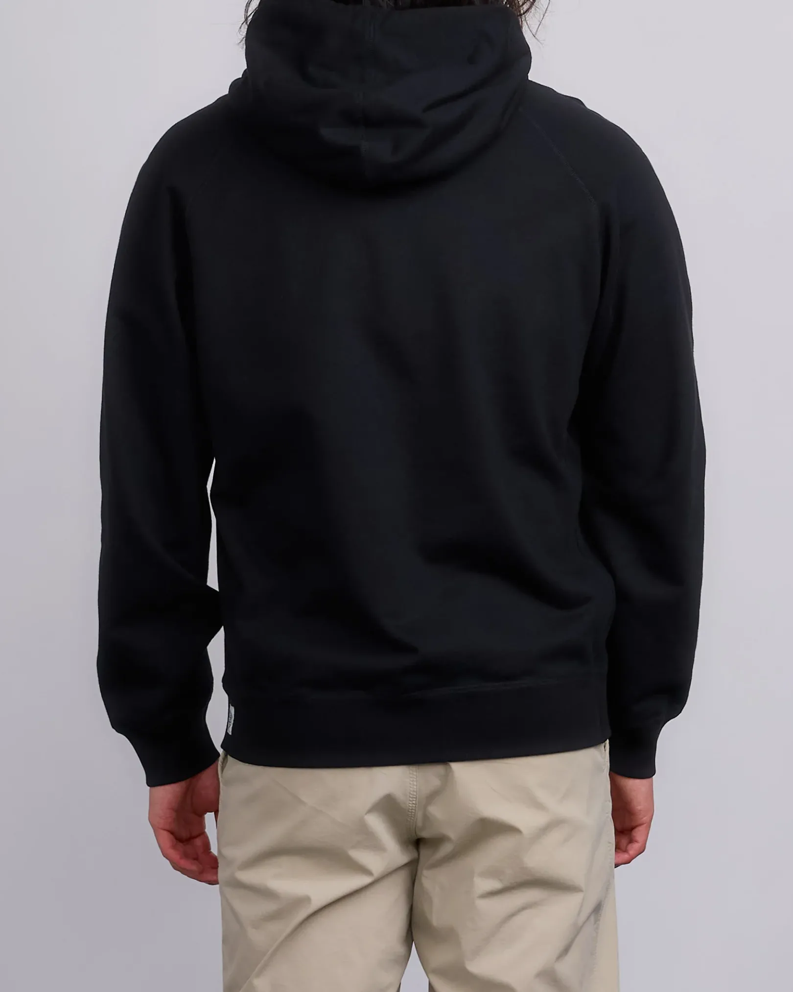 Clearance Reigning Champ Midweight Terry Arch Hoodie Black White