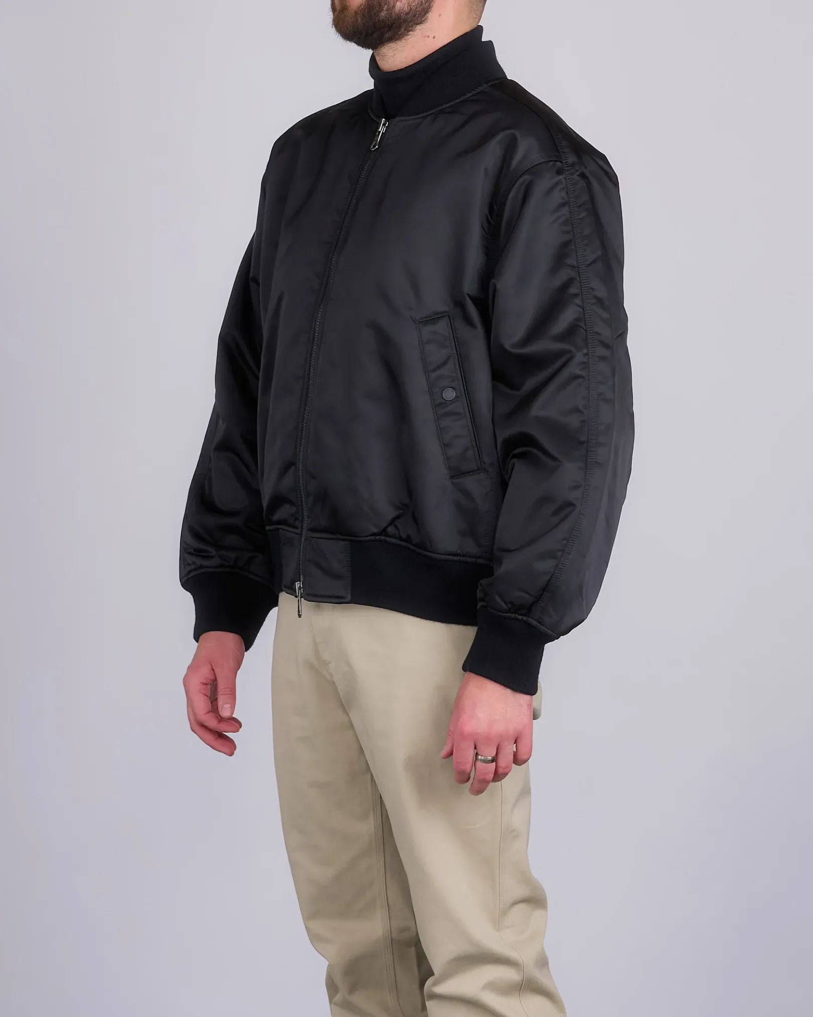 Sale Reigning Champ Nylon Woven Crew Jacket Black