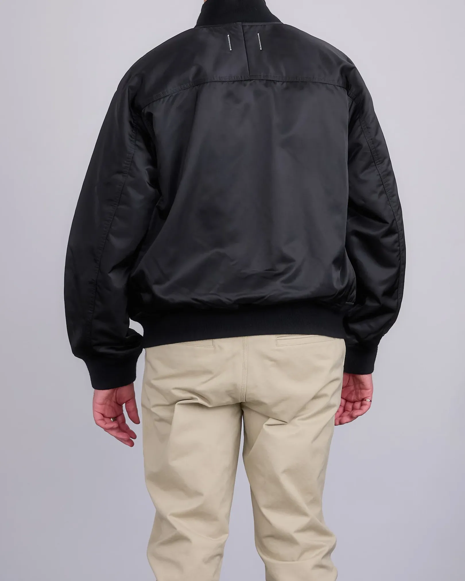 Sale Reigning Champ Nylon Woven Crew Jacket Black