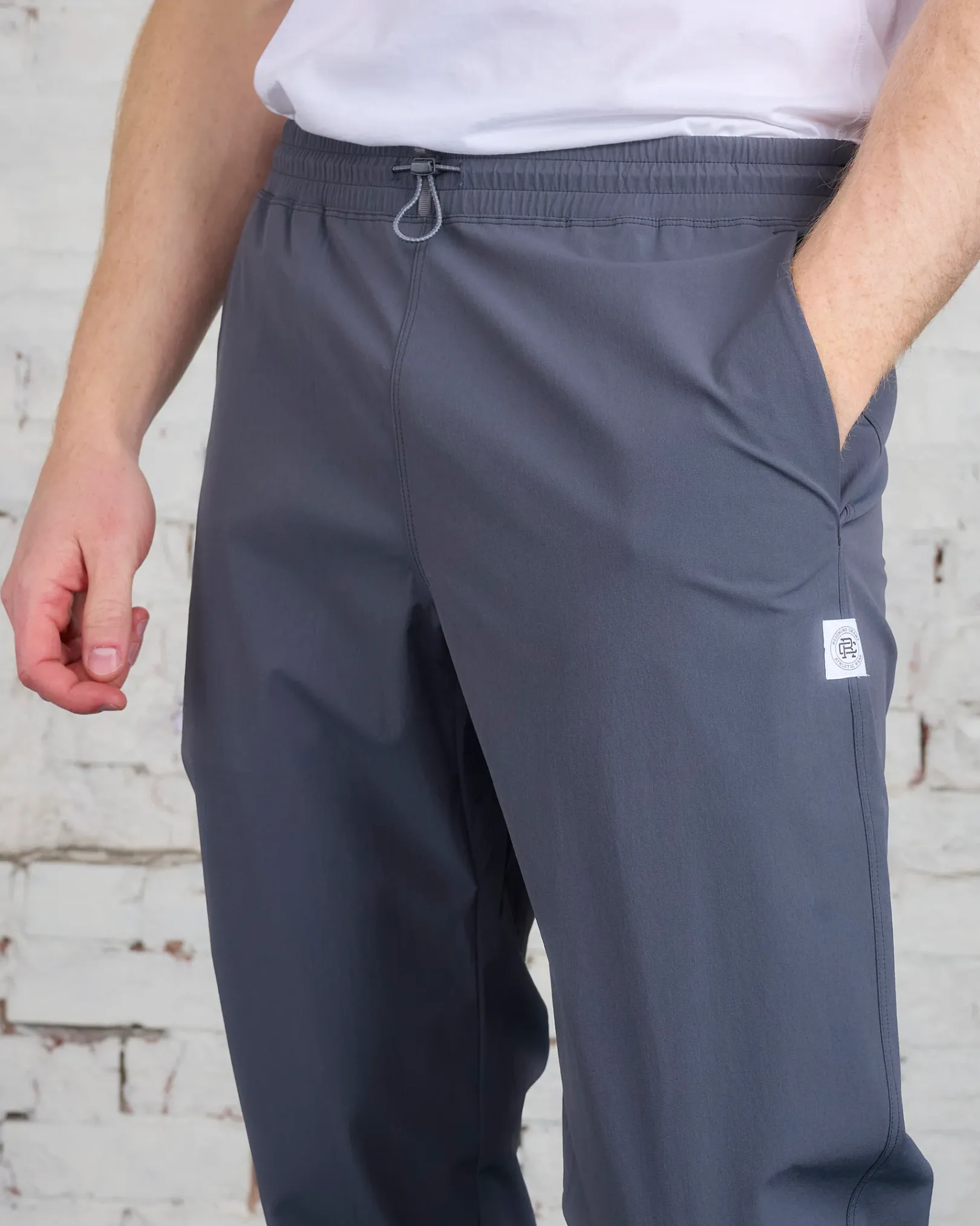 New Reigning Champ Stretch Nylon Field Pant Charcoal