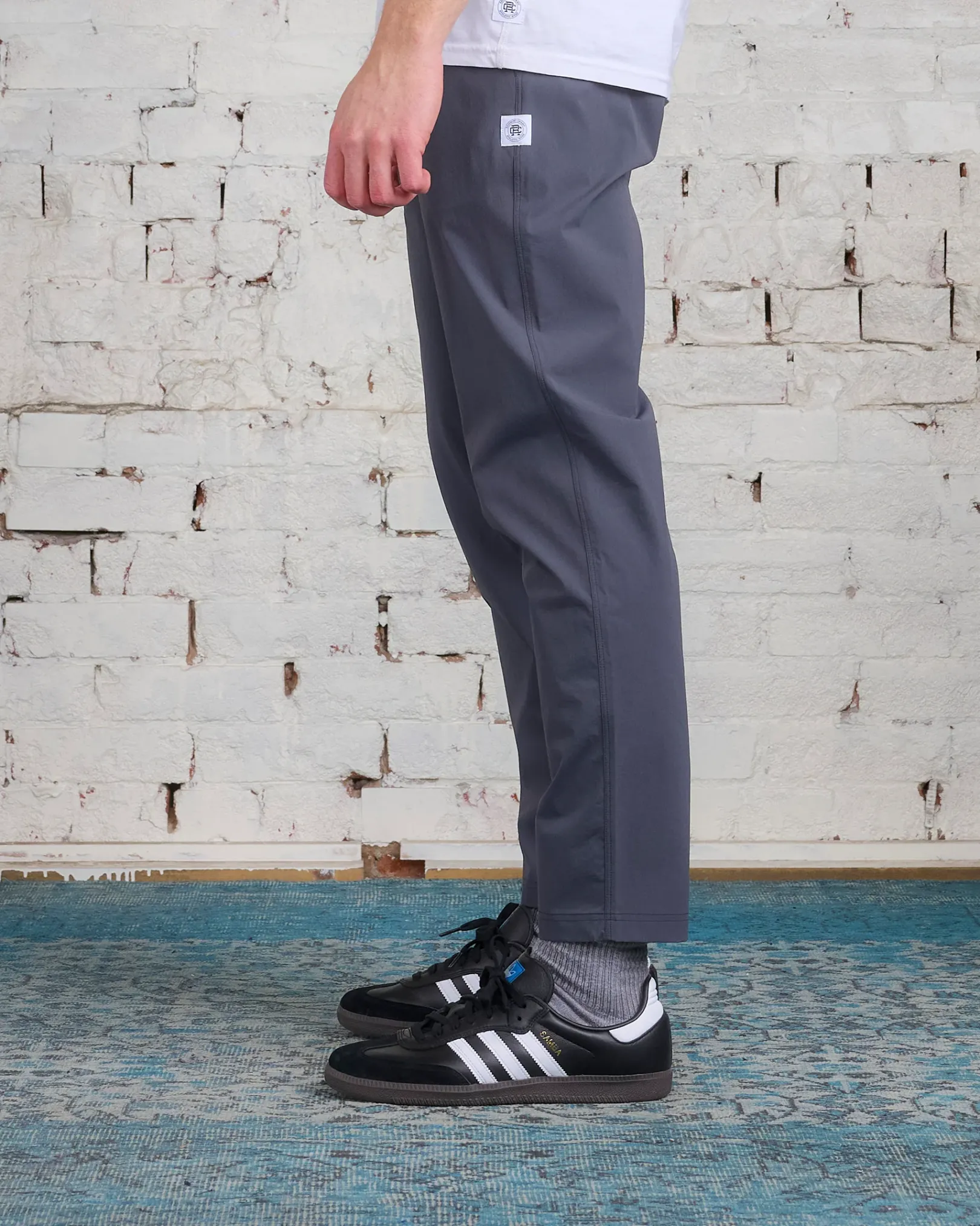 New Reigning Champ Stretch Nylon Field Pant Charcoal