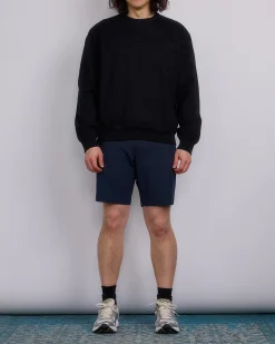 Outlet Reigning Champ Stretch Warp Knit Coach's 9" Short Navy