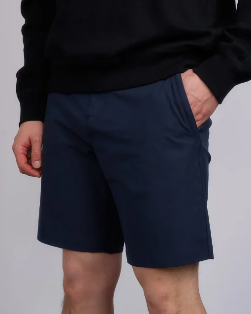 Outlet Reigning Champ Stretch Warp Knit Coach's 9" Short Navy