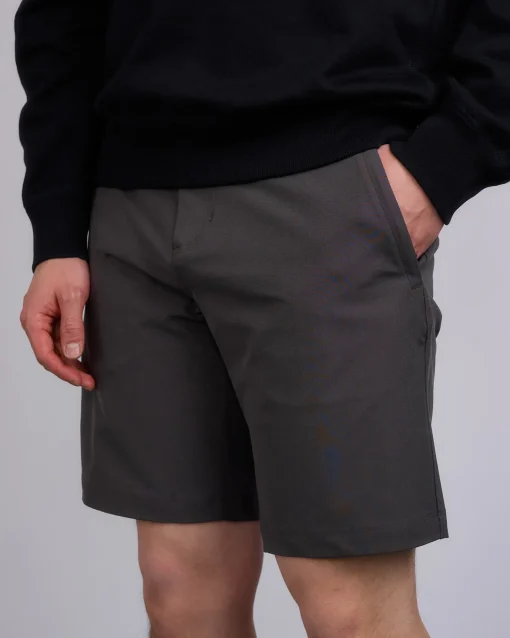 Online Reigning Champ Stretch Warp Knit Coach's 9" Short Carbon