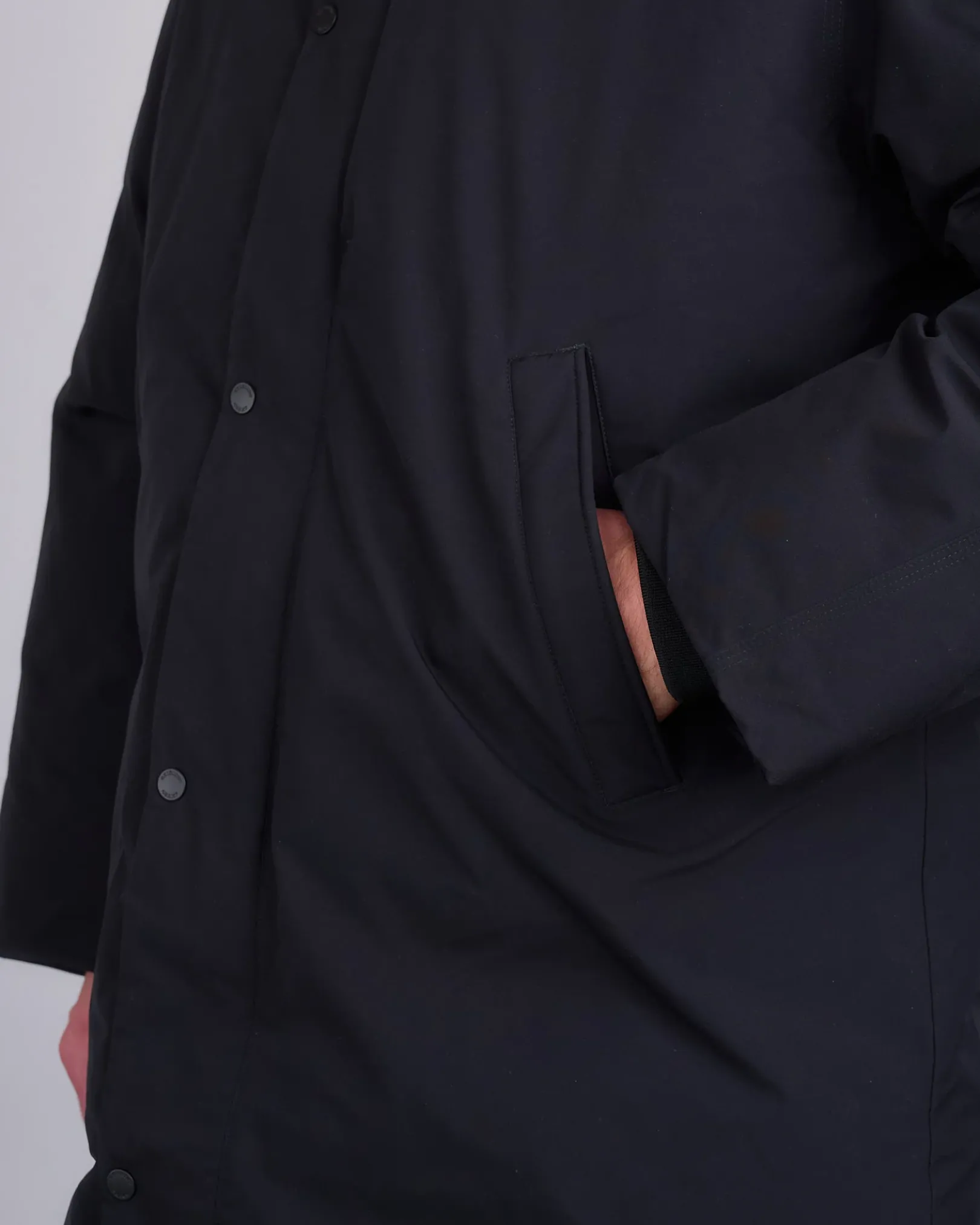 Clearance Reigning Champ Tech Nylon Sideline Parka Black