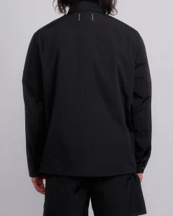 Hot Reigning Champ Textured Nylon Uniform Shirt Black