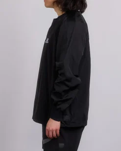 Fashion Reigning Champ Textured Nylon Radar Crewneck Black