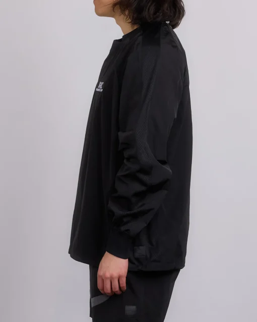 Fashion Reigning Champ Textured Nylon Radar Crewneck Black
