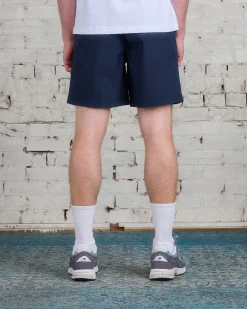 Clearance Reigning Champ Woven Solotex Cotton Ivy Short Navy