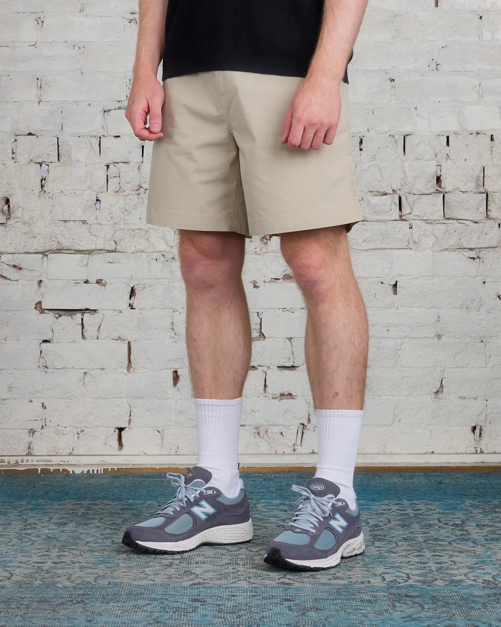Outlet Reigning Champ Woven Solotex Cotton Ivy Short Dove