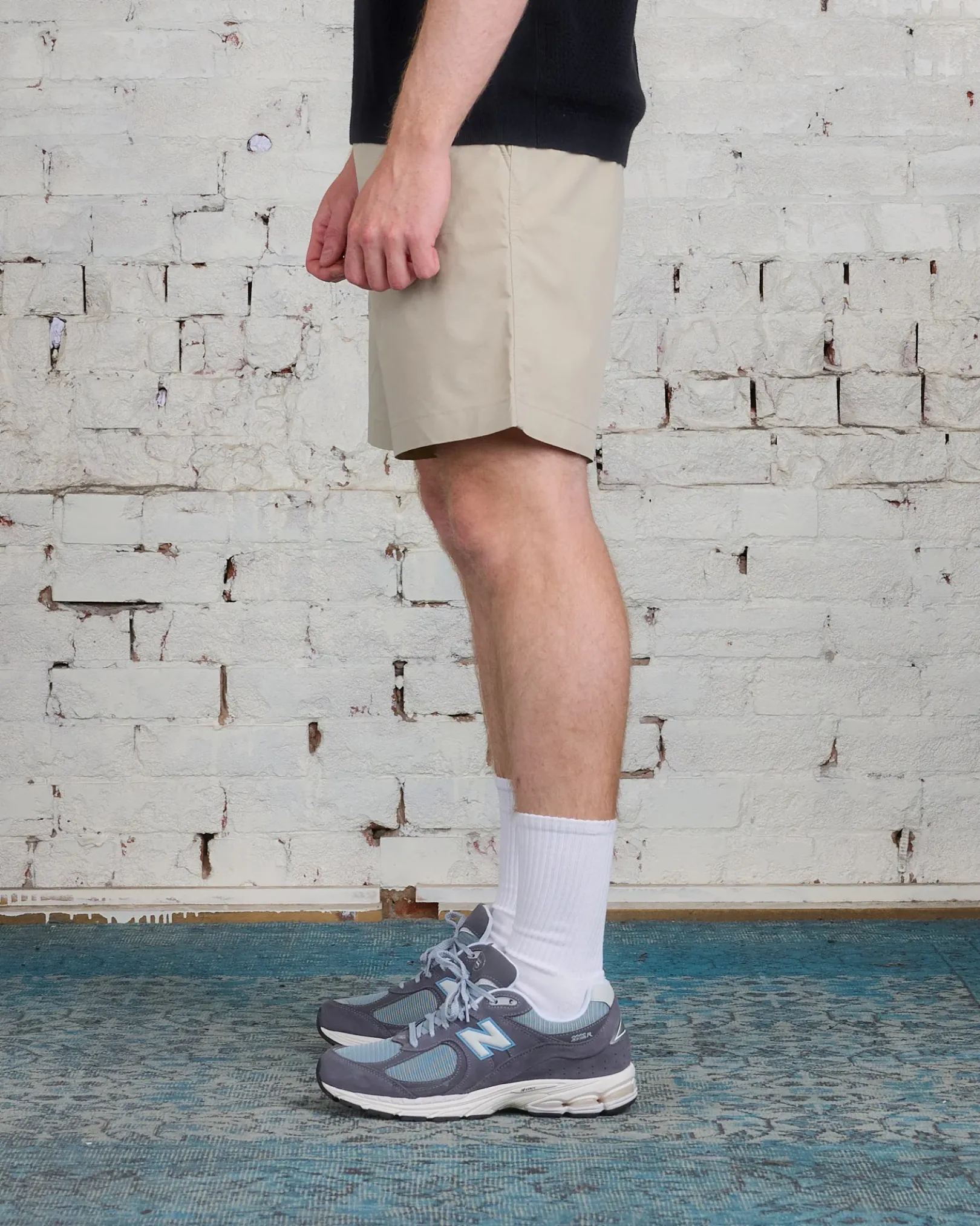 Outlet Reigning Champ Woven Solotex Cotton Ivy Short Dove