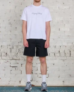 New Reigning Champ Woven Solotex Cotton Ivy Short Black