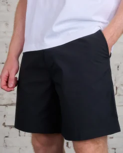 New Reigning Champ Woven Solotex Cotton Ivy Short Black