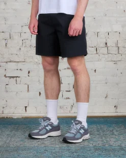 New Reigning Champ Woven Solotex Cotton Ivy Short Black