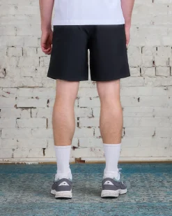 New Reigning Champ Woven Solotex Cotton Ivy Short Black