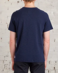 Hot Reigning Champ 1x1 Slub Knit T-Shirt Navy