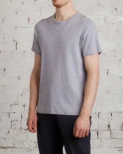 Outlet Reigning Champ 1x1 Slub Knit T-Shirt Heather Grey