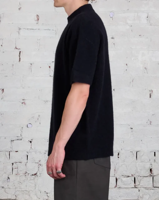 Discount Rick Owens Alpaca Tommy Kit Sweater Black