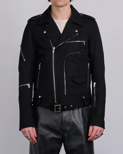 Online Rick Owens Bonotto Bauhaus Stooges Jacket Terrain Cotton Black