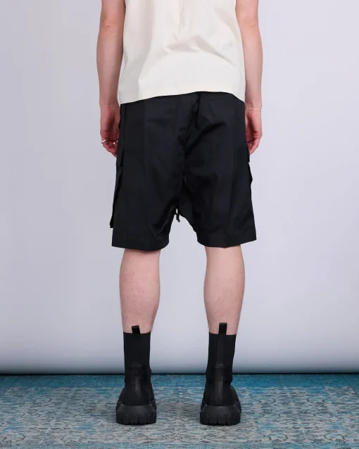 New Rick Owens Cargobela Short TE Black