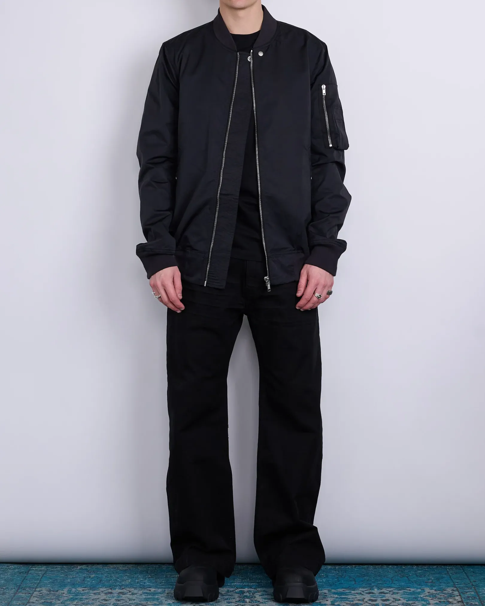 Outlet DRKSHDW Rick Owens Classic Flight Jacket MU Black