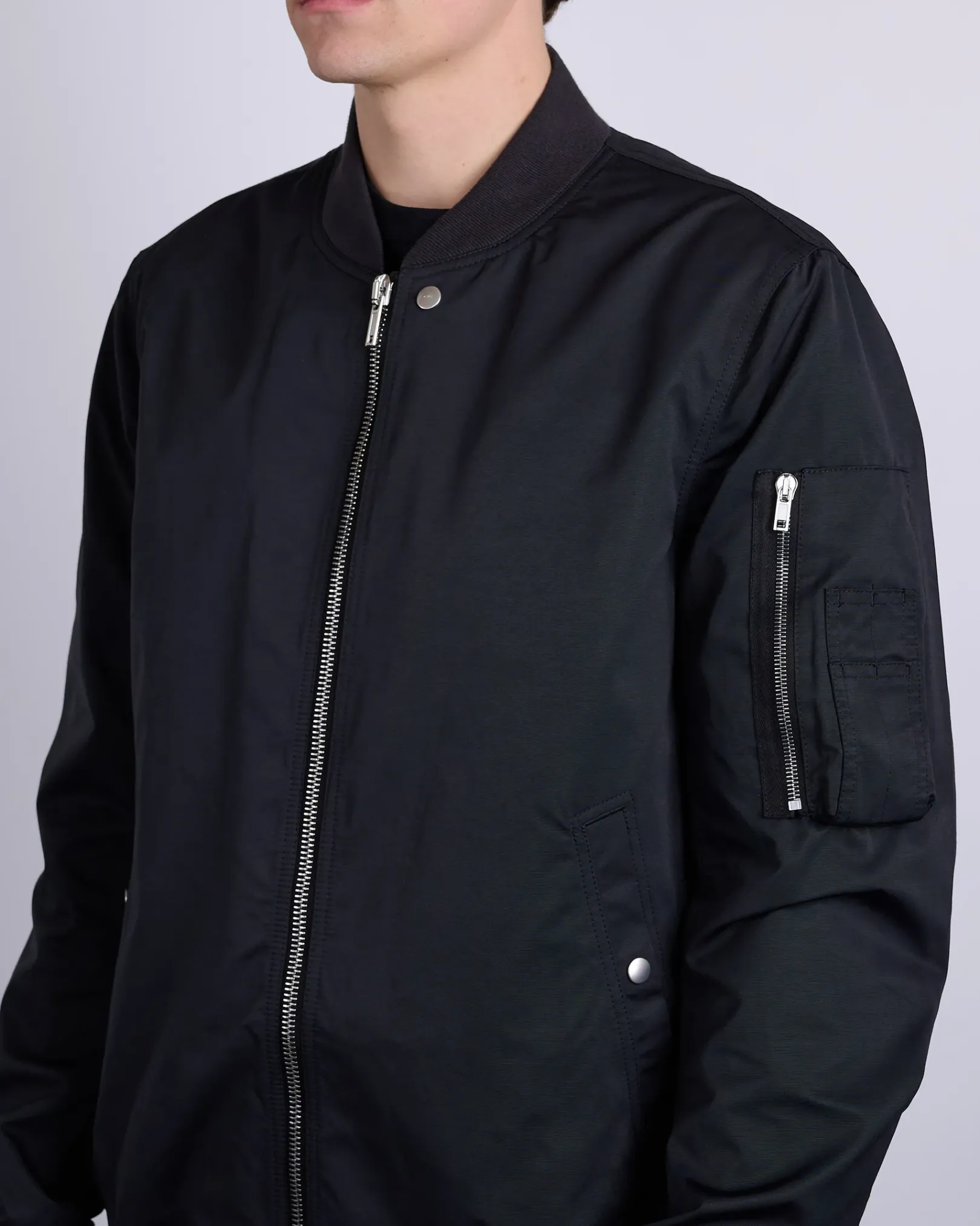 Outlet DRKSHDW Rick Owens Classic Flight Jacket MU Black