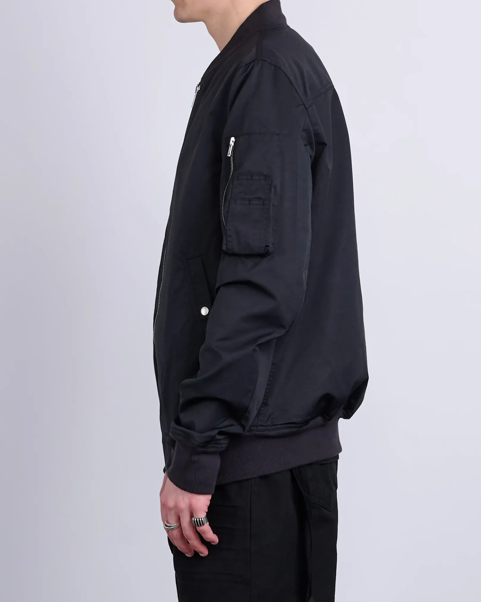Outlet DRKSHDW Rick Owens Classic Flight Jacket MU Black